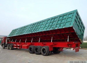 梁山县专用挂车制造厂 侧翻自卸车价格与高清图片详解