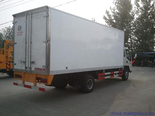 供应江淮汽车威铃6.2米厢长冷藏车 专业保温运输解决方案